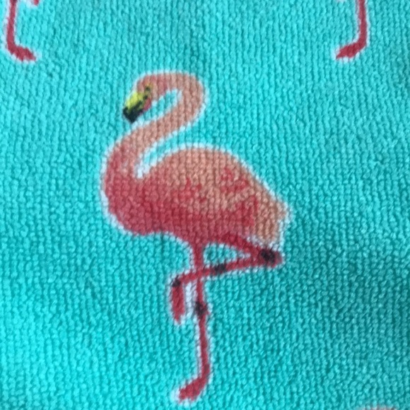 KOHL’s Pink Flamingo towel wrap-OS - Picture 3 of 12